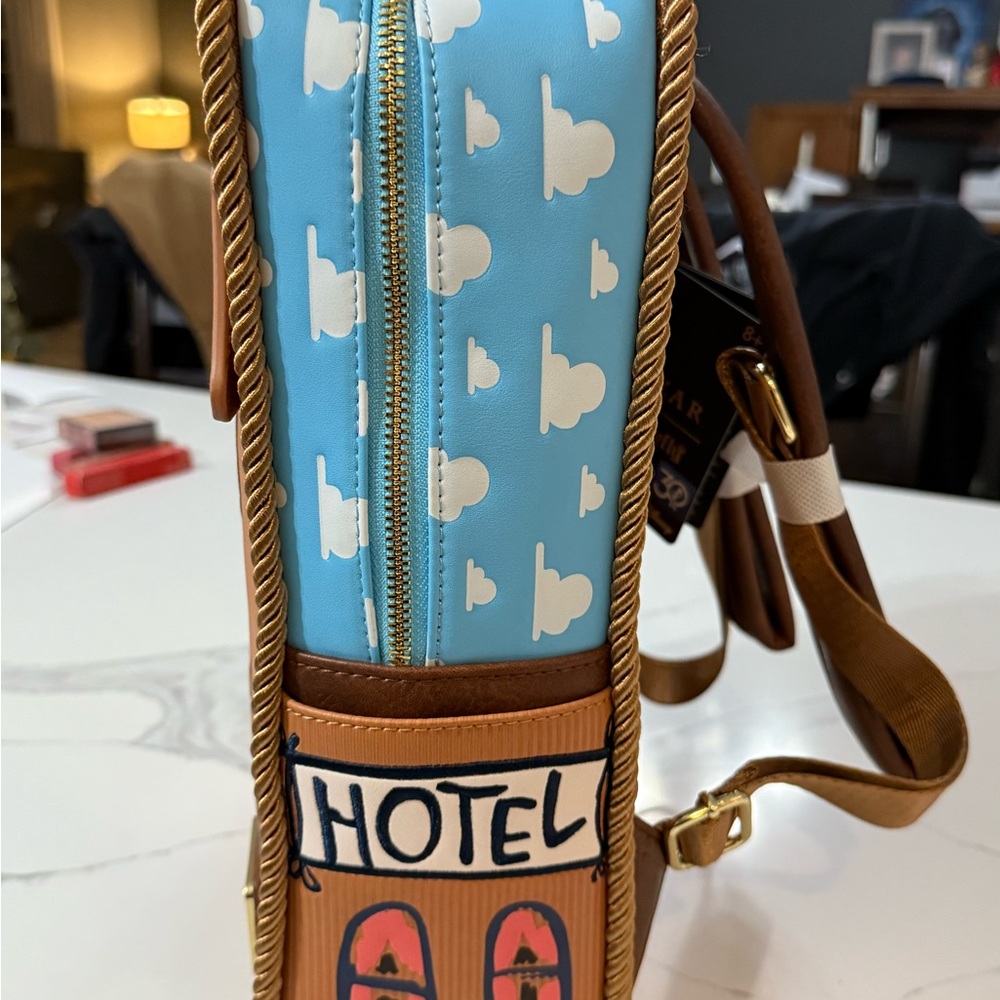 Loungefly Toy Story Woody Saloon 30th Anniversary mini backpack,NWT - Picture 3 of 8